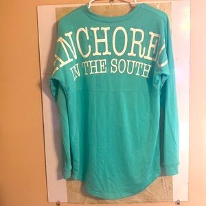 Red camel anchored in the south long sleeve tshirt